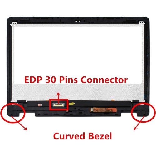 Матрица за лаптоп (Дисплей + Тъчскрийн) 13.3" Dell Latitude 3390 2-in-1 P69G - Версия 4 30pin