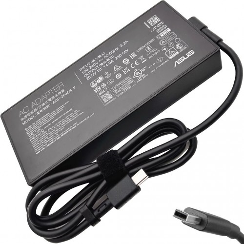 Оригинално Зарядно за лаптоп Asus 20V / 14A / 280W (Правоъгълна букса) Оригинално Зарядно за лаптоп Asus 20V / 14A / 280W (Правоъгълна букса)