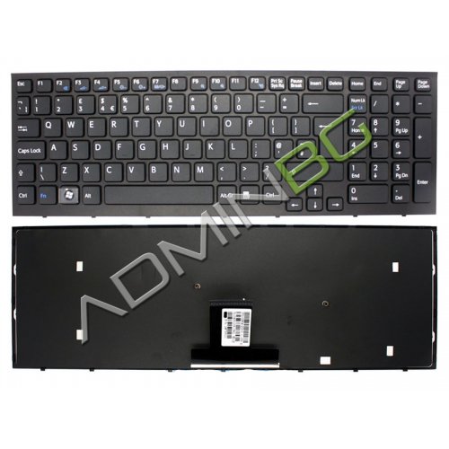 Tastatura Sony Vaio VPC-EB VPC EB, Neagra, Cu Rama Neagra, US/UK (+BG Print)