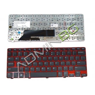 Πληκτρολόγιο Dell Inspiron M101z 1120, Μαύρο Rosu, US/UK