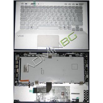 Πληκτρολόγιο Sony Vaio VPC-SD VPC-SB, Ασήμι Ασήμι με Backlit, US/UK