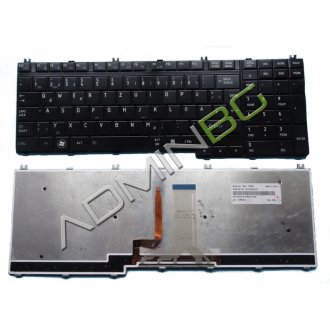 Tastatura Toshiba Satellite A500 A505 F501 P505, Neagra, Cu iluminare, US/UK