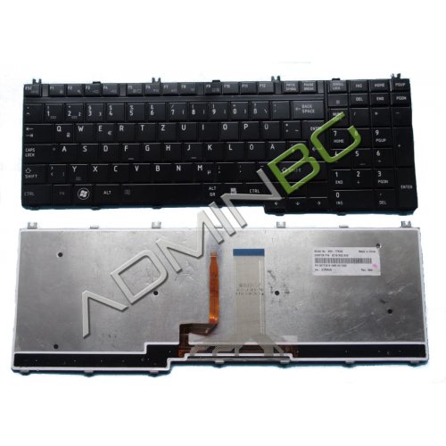 Πληκτρολόγιο Toshiba Satellite A500 A505 F501 P505, Μαύρο με Backlit, US/UK