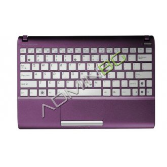 Cover C με Πληκτρολόγιο Asus X101 X101CH, Μαύρο Βιολέτα, US/UK