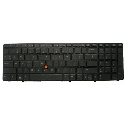 Πληκτρολόγιο HP EliteBook 8560W, Γκρί Γκρί, με Pointing Stick, US/UK