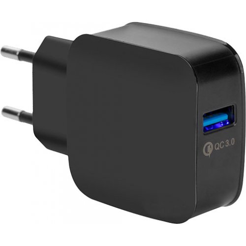 Incarcator inteligent 3.0 USB - Negru