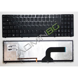 Πληκτρολόγιο Asus G72 G72Gx G73 F50 F50S, Μαύρο Mat με Backlit, US/UK