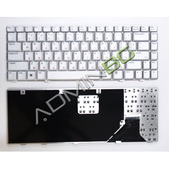 Tastatura Asus W3 W3J A8 F8 N80, Argintie, US/UK (+BG Print)