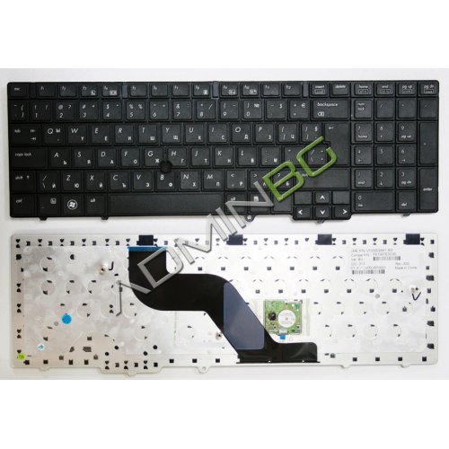 Tastatura HP ProBook 6540B 6545B 6550B, Neagra, Dual Pointing, US/UK (+BG Print)
