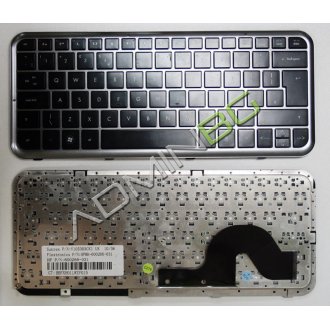 Tastatura HP DM3, Neagra, Cu Rama Arginitie, US/UK