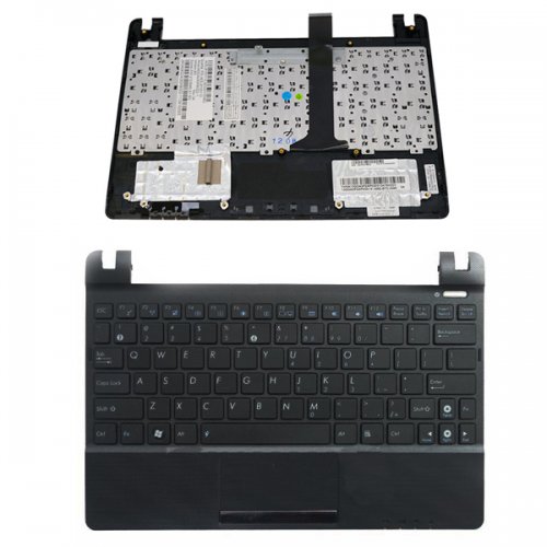 Cover C με Πληκτρολόγιο Asus X101 X101CH, Μαύρο, US/UK