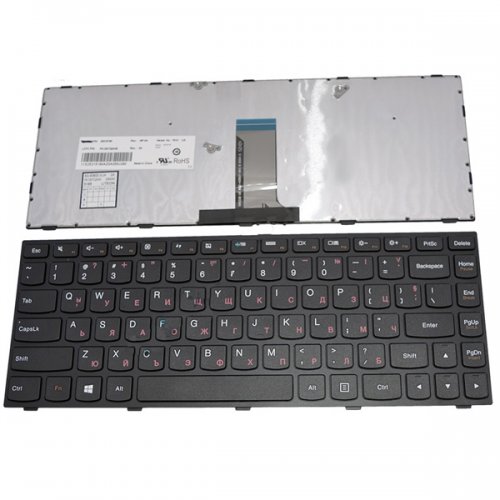 Tastatura Lenovo G40 G40-70 Flex 2 14, Neagra, Cu Rama Neagra, US/UK (+BG Print)