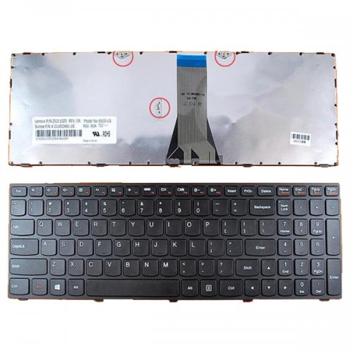 Πληκτρολόγιο Lenovo IdeaPad B50-30 G50-30 G50-70, Μαύρο, US/UK