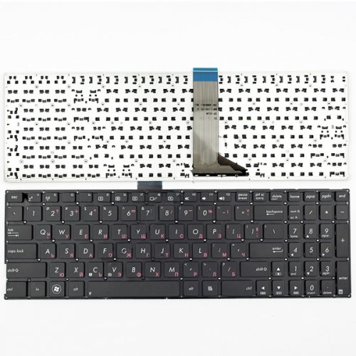 Πληκτρολόγιο Asus K555 X555, Μαύρο, US ( +BG Print)