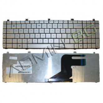 Πληκτρολόγιο Asus N55, Ασήμι, US/UK