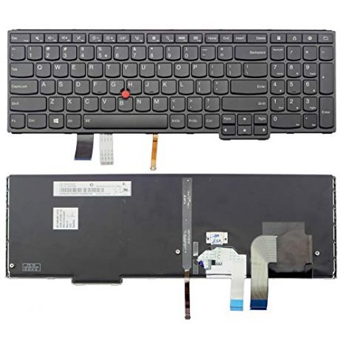 Πληκτρολόγιο Lenovo ThinkPad Yoga 15, Μαύρο, με Pointing Stick με Backlit, Original, US/UK