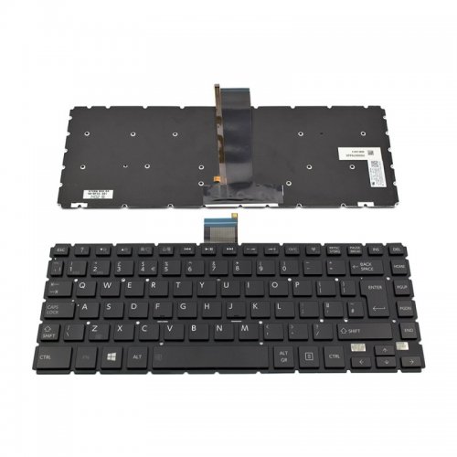 Πληκτρολόγιο Toshiba Satellite E45T-B L40-B S40-B, Μαύρο,Glossy με Backlit, US