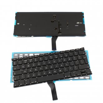 Πληκτρολόγιο Apple MacBook Air A1369 / A1466, Μαύρο με Backlit, Τυπε 1, UK