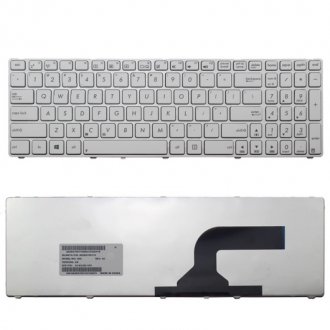 Tastatura Asus G72 G73 F50 F70SL K52, Alba, US/UK (+BG Print)