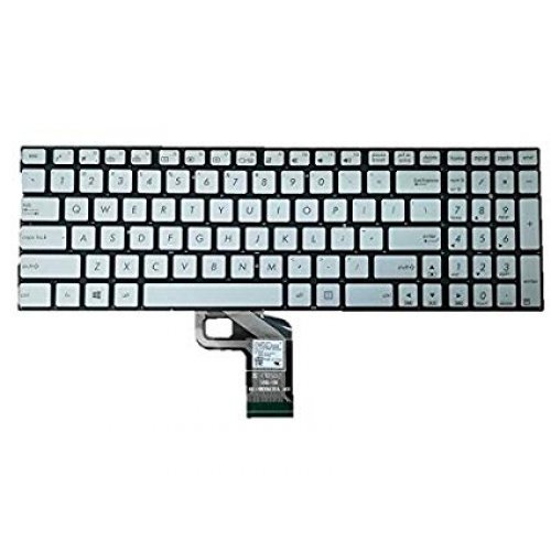 Tastatura Asus UX560, Argintie, Fara Rama, Cu iluminare, US
