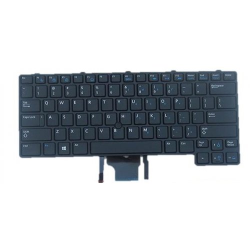 Πληκτρολόγιο Dell E6430u, Μαύρο, με Pointing Stick με Backlit, US/UK