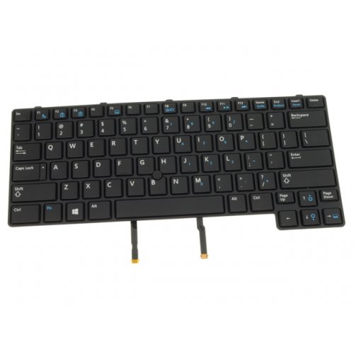 Πληκτρολόγιο Dell Latitude 6430U, Μαύρο, με Pointing Stick με Backlit, US/UK