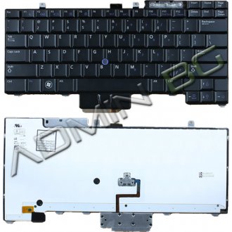 Πληκτρολόγιο Dell Precision M2400 M4400 E5400, Μαύρο με Backlit, US/UK