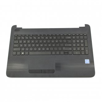 Cover C HP 250 G5 HP 255 G5 TouchPad, Μαύρο, US/UK