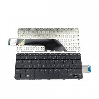Tastatura HP EliteBook X2 1012, Neagra, Fara Rama, US (+BG Print)