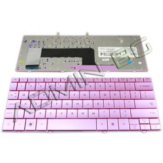 Tastatura HP Compaq CQ10 Mini 110, Roz, US/UK (+BG Print)