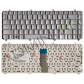 Tastatura HP Pavilion DV5 DV5-1000, Argintie, US/UK (+BG Print)