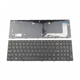 Tastatura Lenovo 110-15ISK, Neagra, Cu Rama Neagra, US/UK