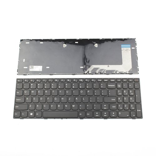 Tastatura Lenovo 110-15ISK, Neagra, Cu Rama Neagra, US/UK