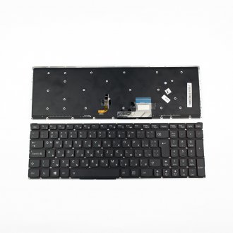 Tastatura Lenovo IdeaPad Y50-70 Y50-70AM, Neagra, Fara Rama, Cu iluminare, UK (+BG Print)