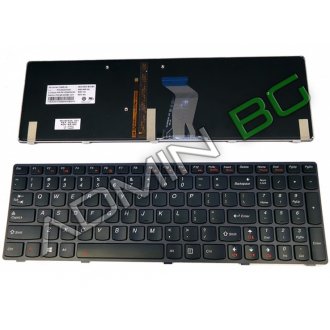 Tastatura Lenovo IdeaPad Y580, Neagra, Cu Rama Neagra, US/UK