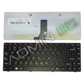 Tastatura Lenovo IdeaPad Z380, Neagra, Cu Rama Neagra, US/UK