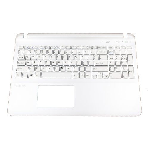 Carcasa superioara Sony Vaio SVF15 SVF1521, Alba, Cu Rama Alba, US/UK