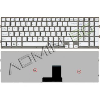 Tastatura Sony Vaio VPC-EC VPCEC, Alba, Fara Rama, US (+BG Print)