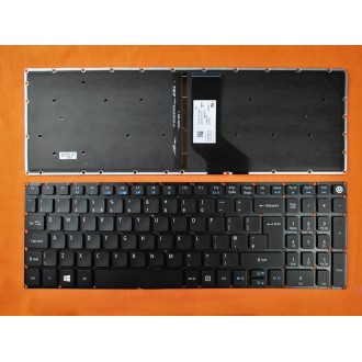 Tastatura Acer Aspire E5-722 E5-772 V3-574G E5-573, Neagra, Fara Rama, Cu iluminare, US/UK