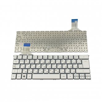Tastatura Acer Aspire P3-131 P3-171, Argintie, Fara Rama, UK (+BG Print)