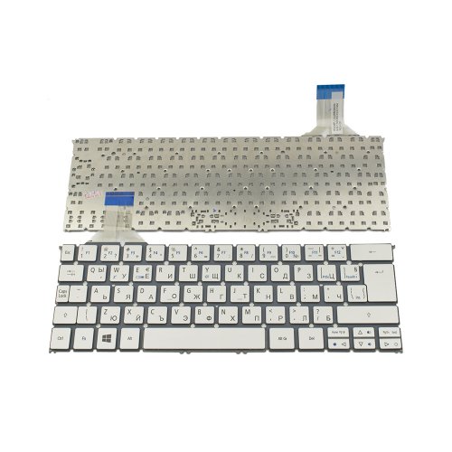 Tastatura Acer Aspire P3-131 P3-171, Argintie, Fara Rama, UK (+BG Print)