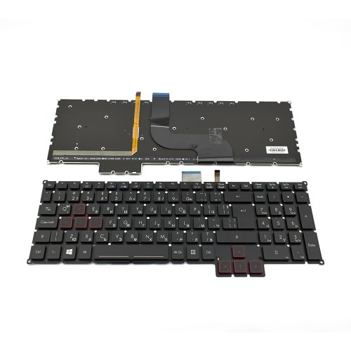 Πληκτρολόγιο Acer Pτο κόκκινοator 17 G5-793 G9-791, Μαύρο με Backlit, UK - Original