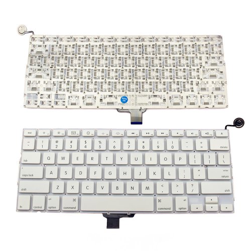 Tastatura Apple MacBook A1342 13.3, Alba, Fara Rama, US