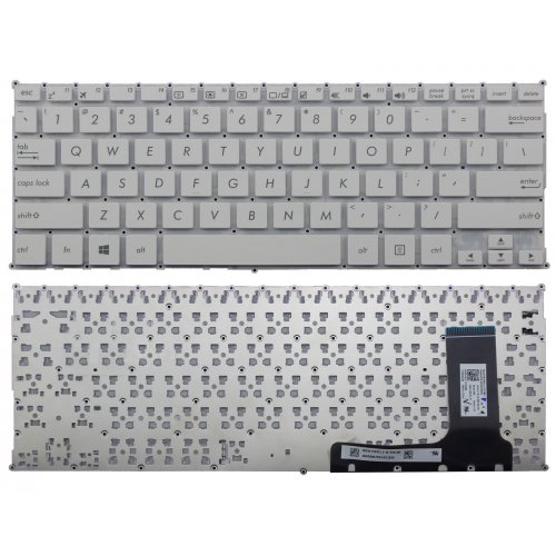Πληκτρολόγιο Asus X202E S200 X201E, άσπροa, US