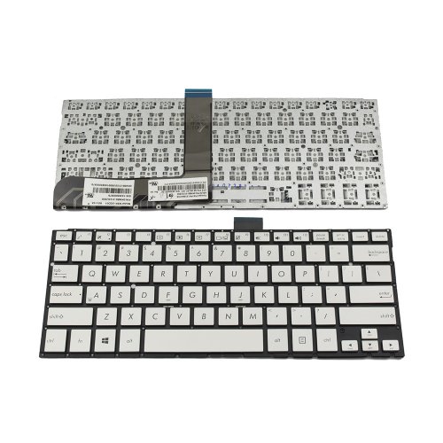 Tastatura Asus Transformer Book Flip TP300 TP300LD VivoBook Flip Q302 Q302L, Argintie, Fara Rama, US