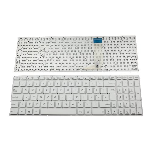 Πληκτρολόγιο Asus A556 A556U A556UA A556UB A556UF A556UJ A556UR A556UV X556, άσπροa,UK + BG