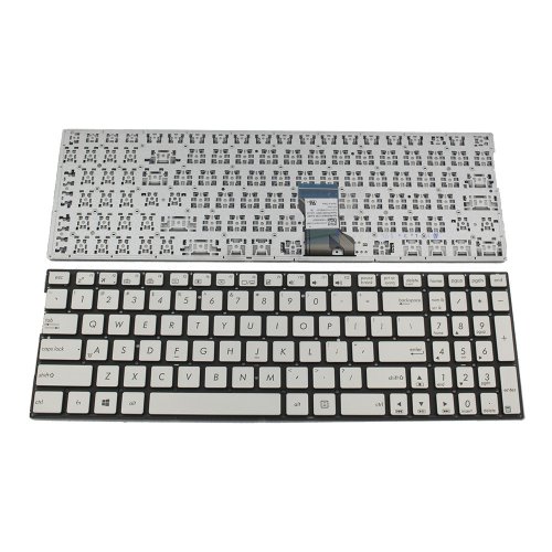 Tastatura Asus Q502 Q552 N592, Argintie, Fara Rama, US