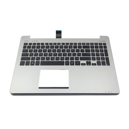Cover C με Πληκτρολόγιο Asus S551LB - Ασήμι με μεγάφωνο (χωρίς επιφάνεια αφής)