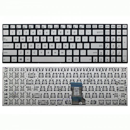 Tastatura Asus ZenBook Pro UX501 UX501VW N501VW G501 N501 Q501LA N541LA, Argintie, Fara Rama, US