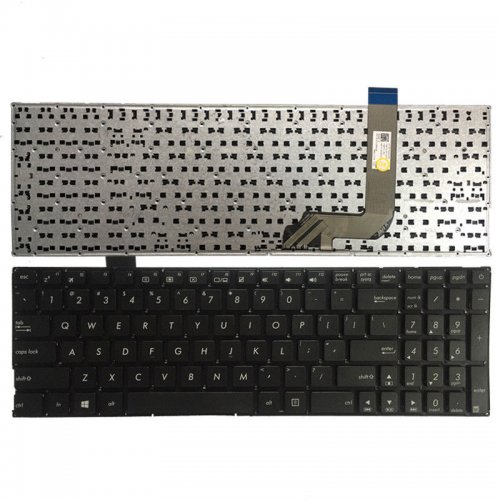 Πληκτρολόγιο Asus X542 X542B, Μαύρο, US